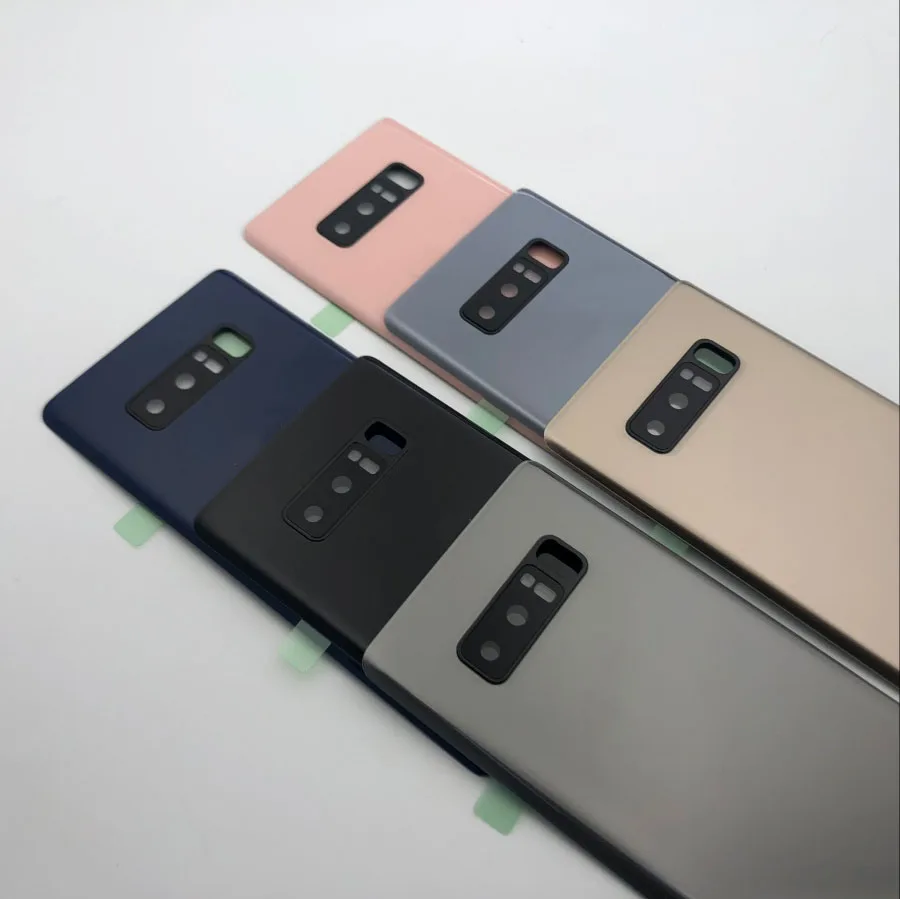 Оригинальная запасная задняя крышка батарейного отсека стекло для Samsung galaxy Note 5 8 9 Note8 запасные части корпуса