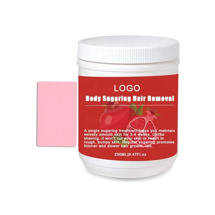 Hot sell organic sugar wax depilatory hair removal wax low melting point soft 400g Wax Can body beauty salon