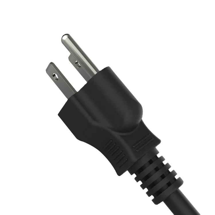 High Quality 220v Usa Ac Extension Cord 3 Pin Plug Pc Projector Us Computer Power Cable