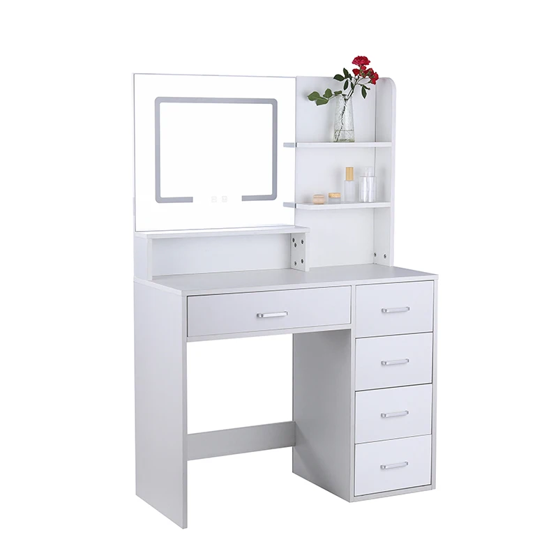 Professional Supplier White Mirror and Lights3 Lighting Modes  Makeup Vanity Desk, Dressing table ,for Bedroom