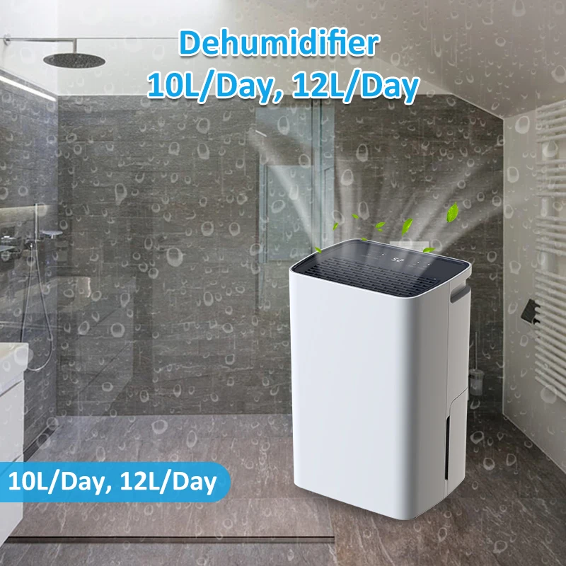 2023 hot sales GREENFLY JJPRO low noise smart WIFI air dehumidifiers 12L CE ROHS portable home dehumidifier