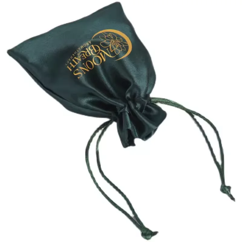 Silk satin high-end bundle pocket satin drawstring bag dust-proof storage bag high-end customized gift bag clothes shoes