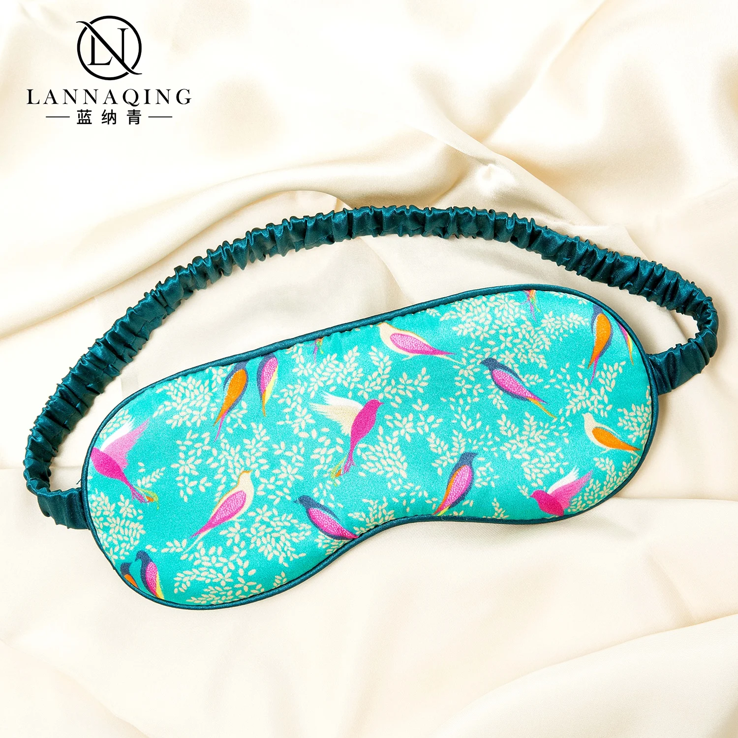High Quality Set Natural 100% Silk Eye Mask With Custom Package For Anti-eye Congestion
