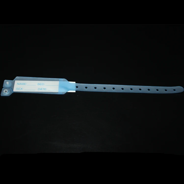 PVC Disposable Medical Plastic ID Bracelet