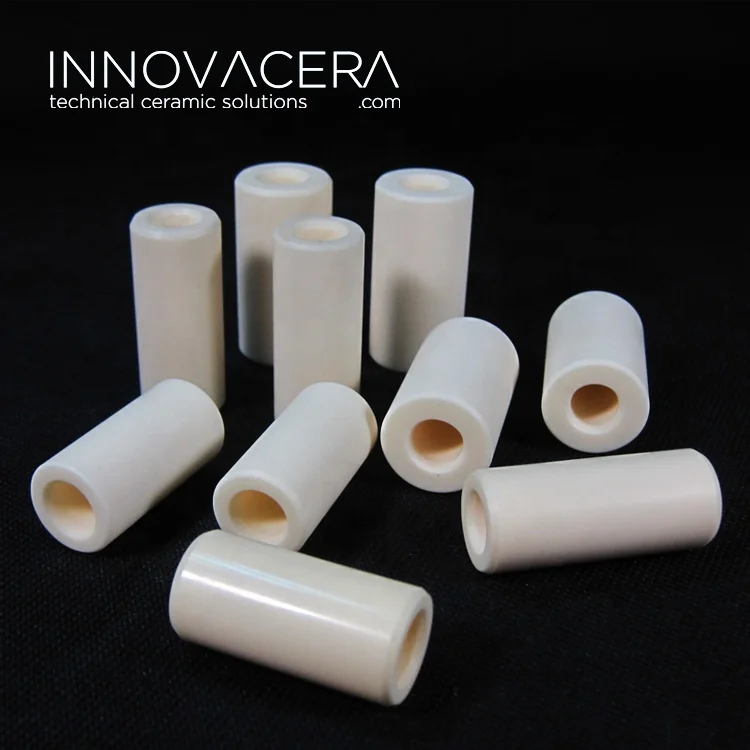 INNOVACERA Good Thermal Shock Resistant Glazed Al2O3 Alumina Corundum Protection Pipe