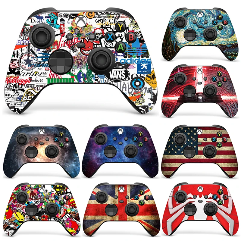 Protector Sticker Gamepad Decals Cover Video Game Accessories Protective Skin Sticker For Xbox Series X S Controller Vinyl Skin