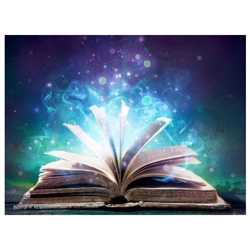 
Full Round 5d Diy Diamond Painting Cartoon Books Night Dream Diamond Embroidery Picture Of Rhinestone Home Decor 