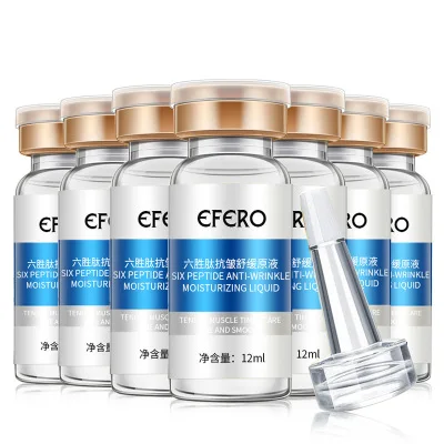  Wholesale natural hexapeptide hyaluronic acid anti-aging whitening facial serum