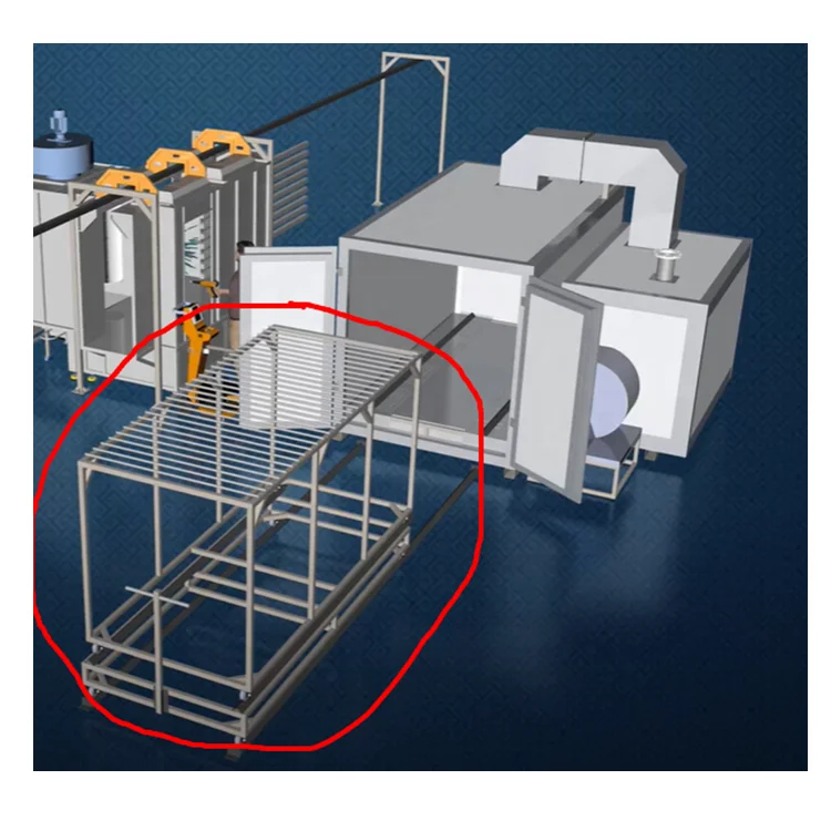 Powder Coating Line High Efficiency New Metal Coating Machinery Powder Coating System
