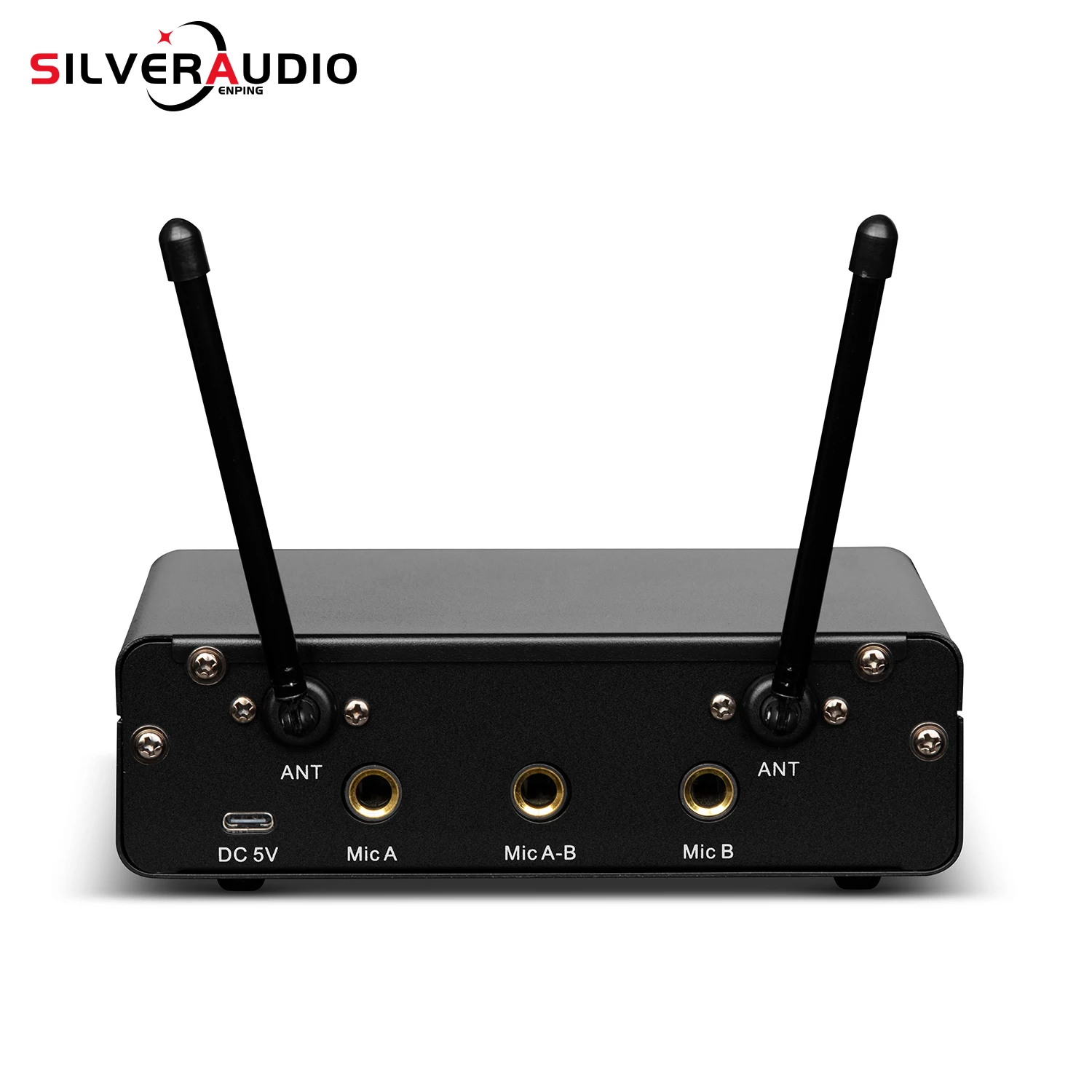 GAW-P1000 Professional UHF One Drags Two Microphone Adjustable Frequency Wireless Dynamic Microphone