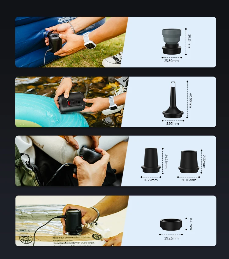 High Quality 12V36W 0.4Psi Dc Electric Inflatable Air Pump With Pipe Nozzles Using For Inflatable Boat Sup Kayak Canoe