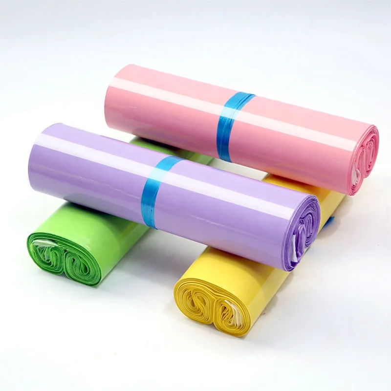 in stock mailer mailing garment poly bags poly mailer posetive quote custom printed got pink mailing bags plastic