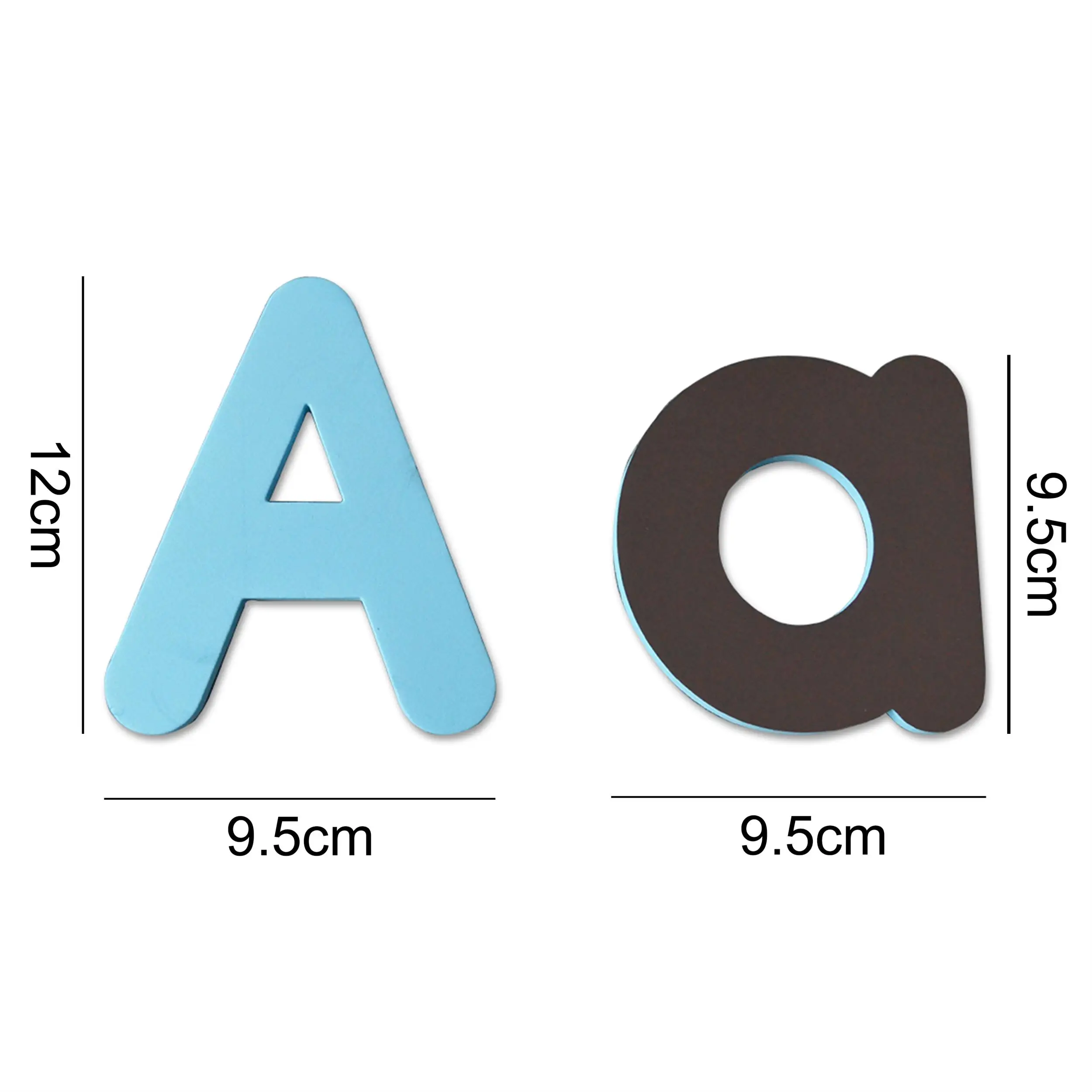 Set of 52pcs letters A-Z alphabet magnetic english letter with ready tooling letter table decoration christmas