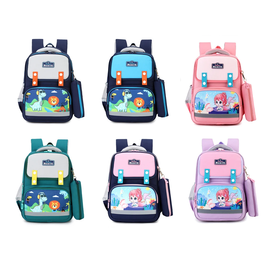 wholesale 2024  kawaii children schoolbag book kids backpack high quality cartoon cute school bags for kids boys