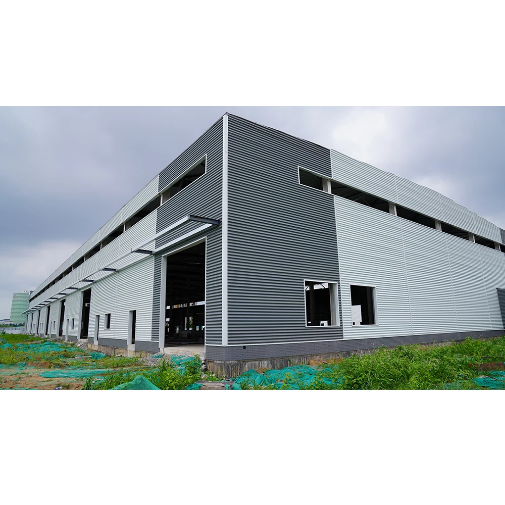 Prefabricated Metal Factory Hangar Hall Building with free design