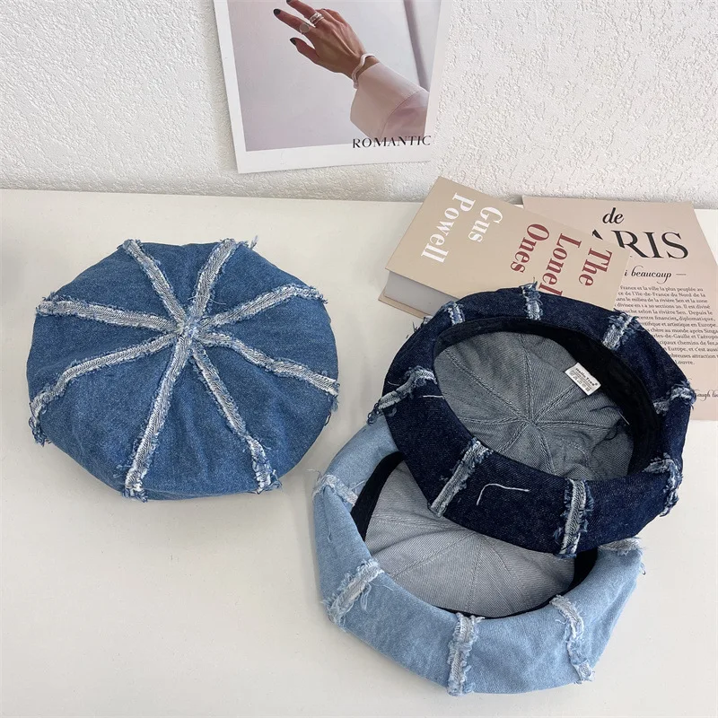 Wholesale Fashion Lady Beret Hats Solid Color Warm Soft Wool Kids women Beanie Beret