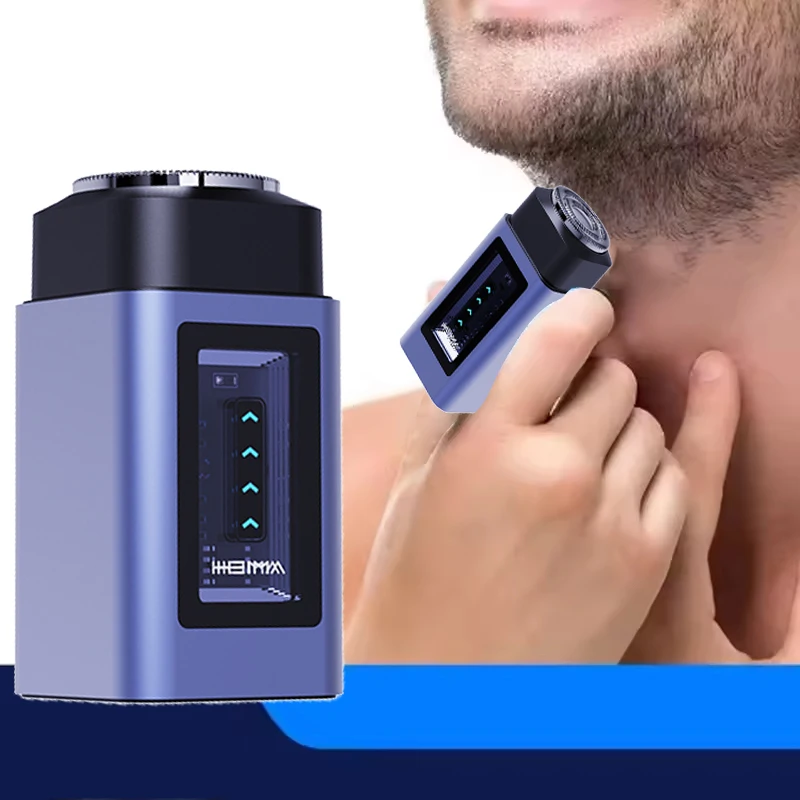 Online Shopping fast delivery travel dual ring flat blade razor double ring flat head mini electric shaver