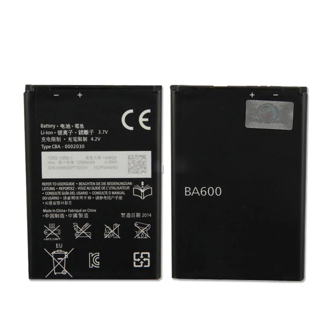 Excellent quality Original 1290mAh Battery For SONY Xperia U Kumquat ST25i ST25C BA600