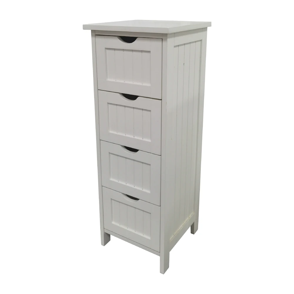 Sunrise Best Seller Bathroom Furniture Freestanding Bathroom Storage Organizer Rack Cabinet With 4 Drawers