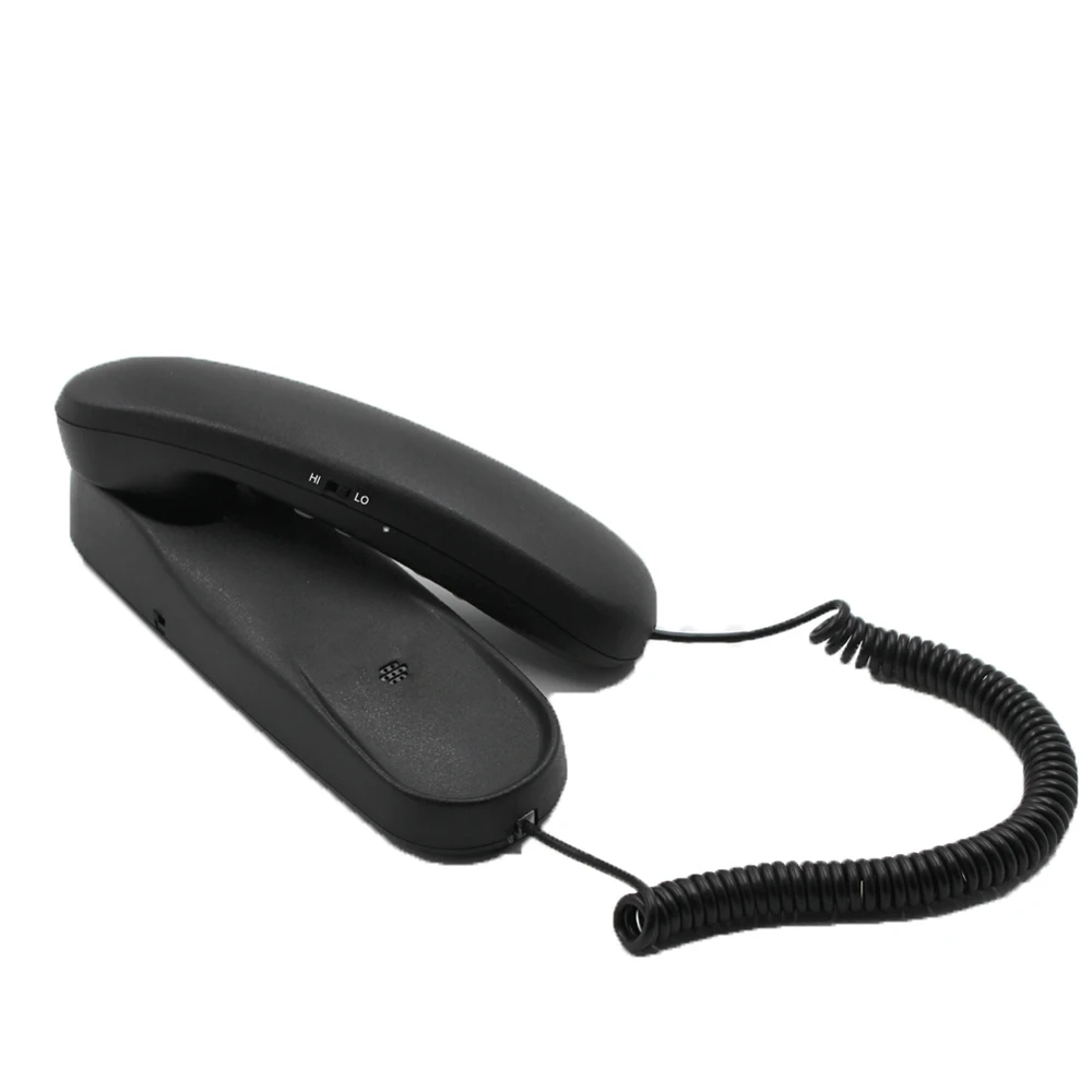 
Cheap Slimline single line corded phone Basic Function Small telephone set 