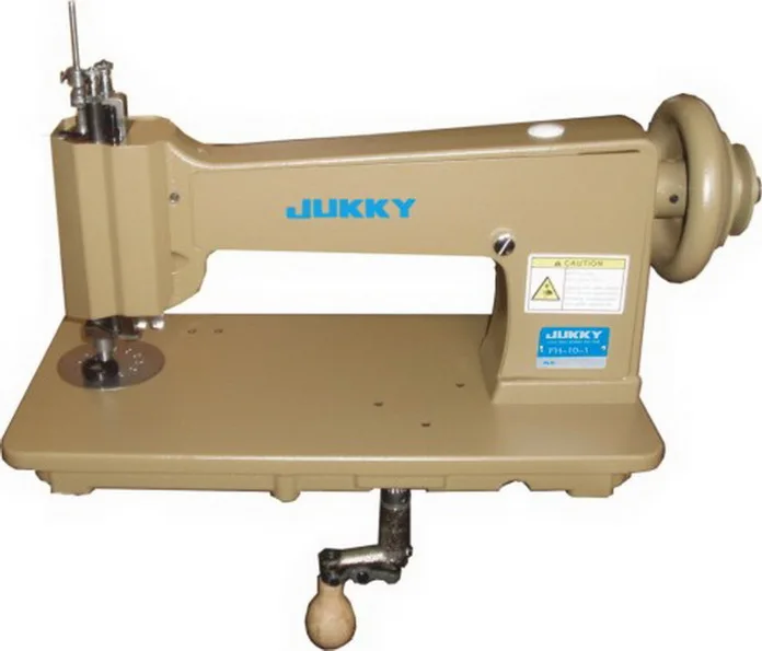 JUKKY JK10-1High quality New Handle Operated Flat Embroidery Chain Stitch Machine for Retail Industries with table stand