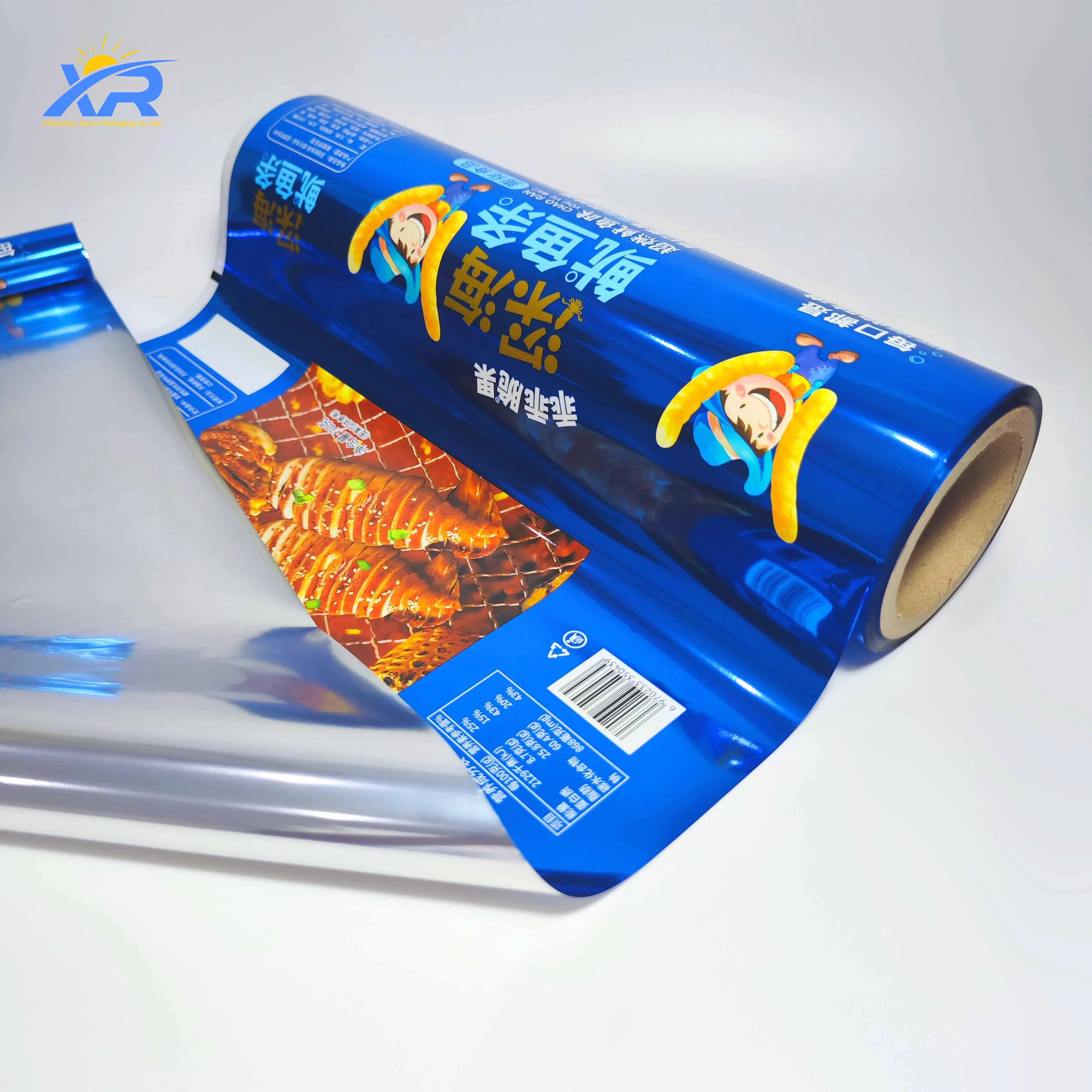 Wholesale Full Printing Plastic Packaging Roll Film Custom Bag for Cookies Packaging Waterproof Mylar Bag