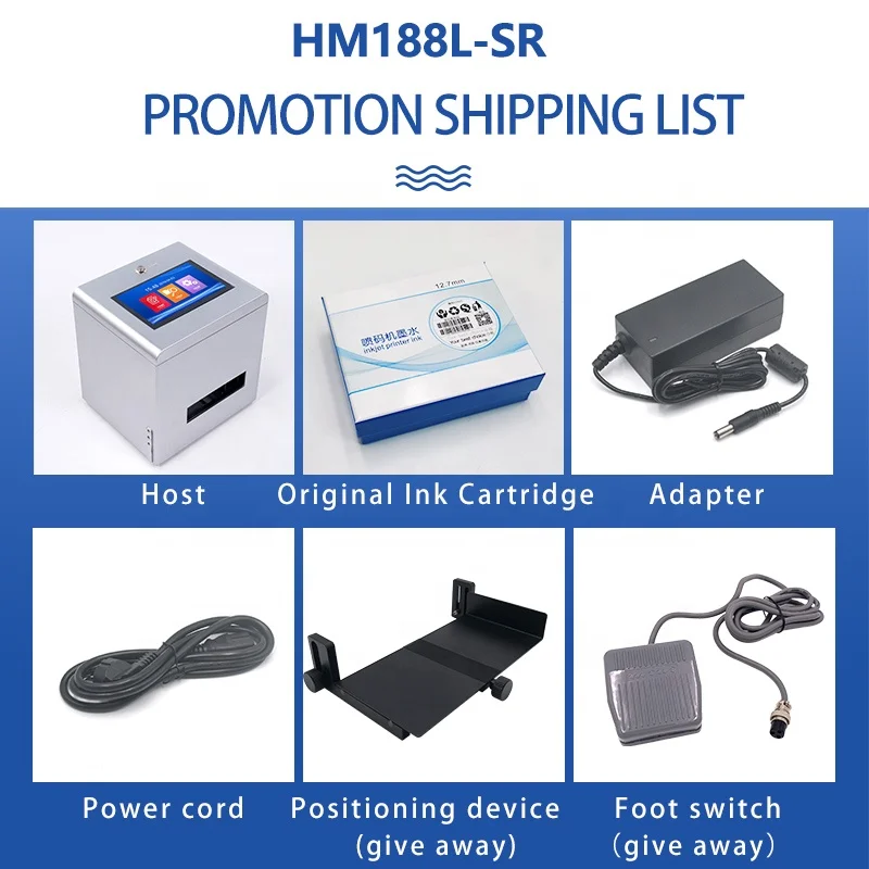 industrial plastic box bag lot inkjet gun printer tij desktop numbering printer dod  printing machine handheld inkjet printer