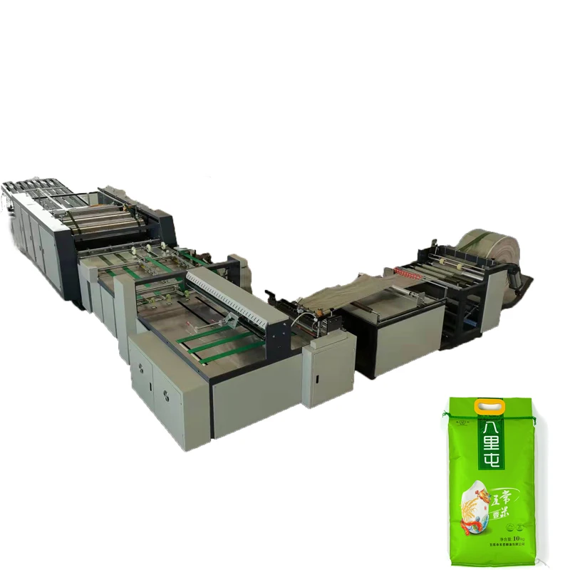 Cold & Hot Cutting Sewing Bagging Printing Machine nylon PP woven bags agricultural product  storage bag Making Machine