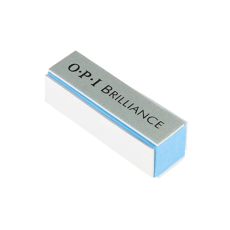 custom logo printed blue pedicure shining disposable 80/80 100/180 mini nail file buffer