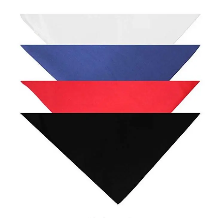  Оптовая продажа однотонная треугольная бандана для домашних питомцев С сублимационным принтом собак с индивидуальным логотипом маленьких и