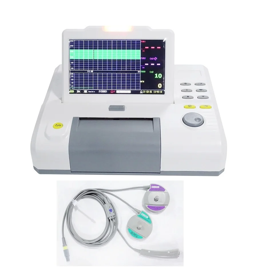 Top Quality CTG Fetal Monitor Cheap Price Baby Fetal Heart Monitoring with Belt Wireless CTG Monitor Fetal