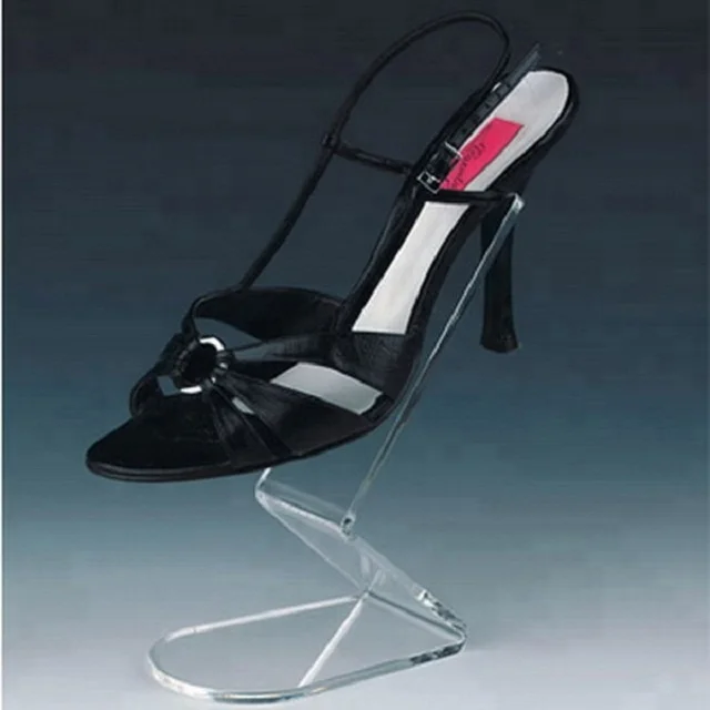 Custom Any Shape Transparent Factory Acrylic Shoes Shelf Stand Holder Display For Store