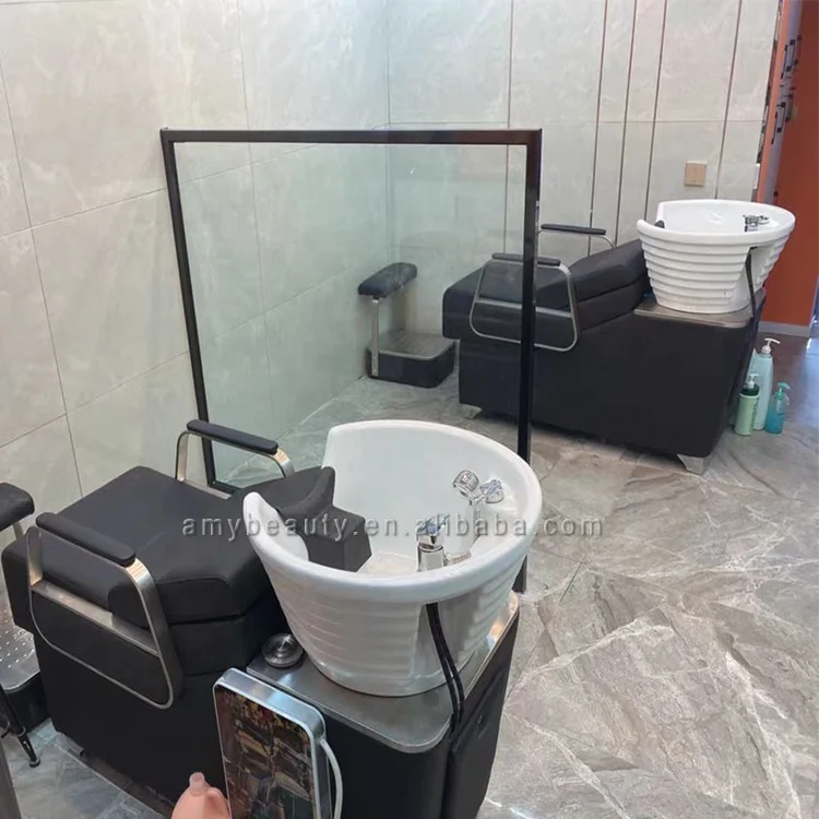 Стулья для мытья волос для салона, кровать для шампуня с керамической чашей, кровать для головы, стул для шампуня