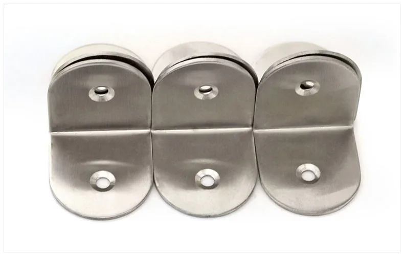 Thick stainless steel 90 degree L corner  furniture connecting support bracket