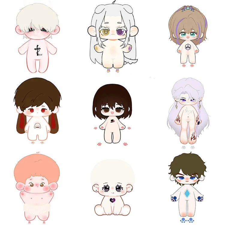 CE ASTM OEM ODM Stuffed Anime Plushie Toy Make Your Own Plush Toys Custom Kpop Doll Stuffed Toy Custom Plush Dolls