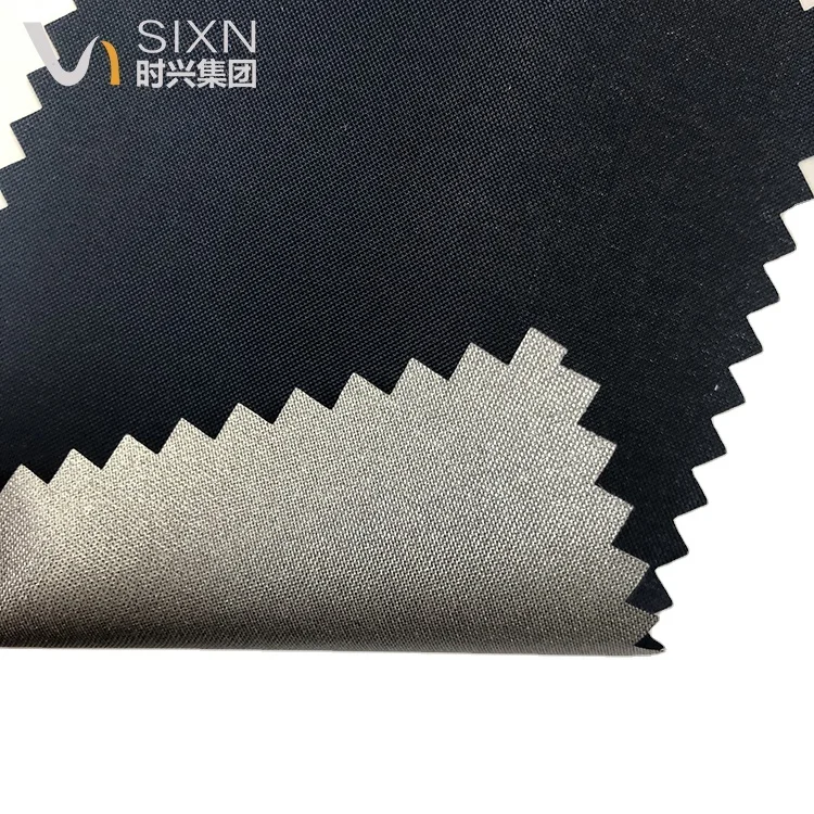 100% полиэстер 190 т тафта RTS защита от влаги PU с серебряным покрытием 800 мм размер ткани темно-синего