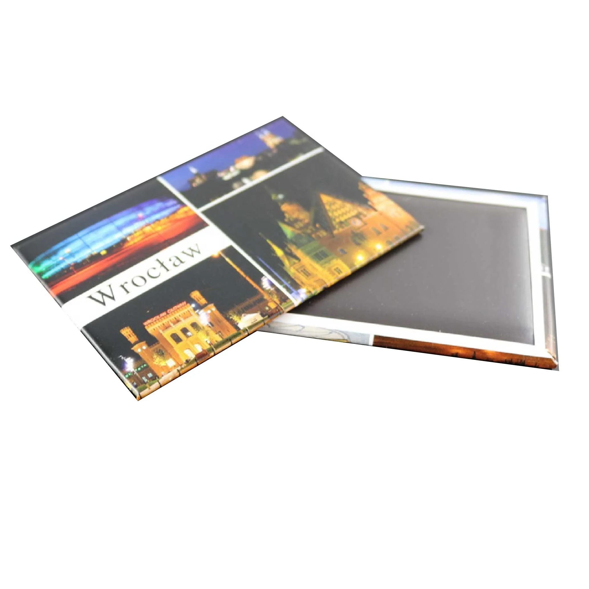 Custom Made Tourist Souvenir Poland Wroclaw Fridge Magnet Photography Photo Printing Refrigerator
