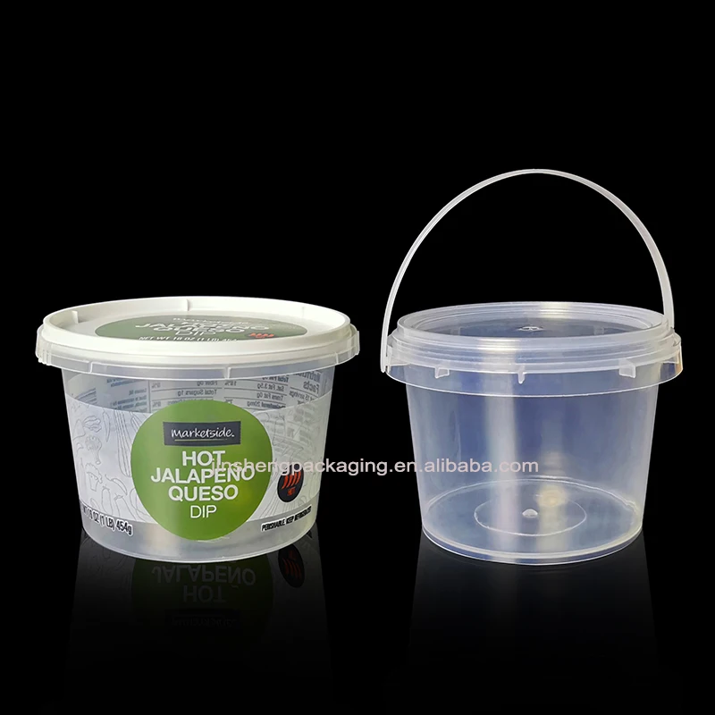 Frozen safe food grade disposable custom logo printed 250g 500g plastic cup for ice cream with lids tamper evidence