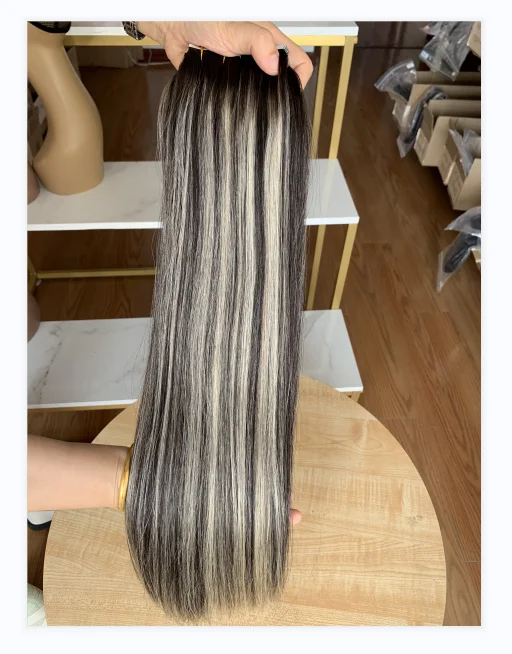wholesale tape in human hair extensions full cuticle 100 indian virgin remy human hair tape ins extensions