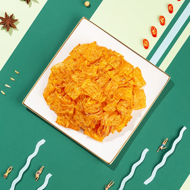 Genji food China fast easy crisp spicy bean snacks leisure baking snack healthy chinese yummy party snack foods