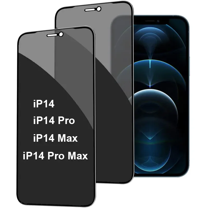 For iphone 14 pro max samsung s23 Privacy tempered glass screen protector
