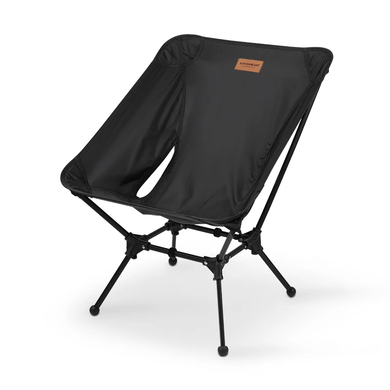 KingGear Outdoor Portable 800G Ultra -Light Aluminum Folding Moon Chair Camping Backpacking Folding Chair