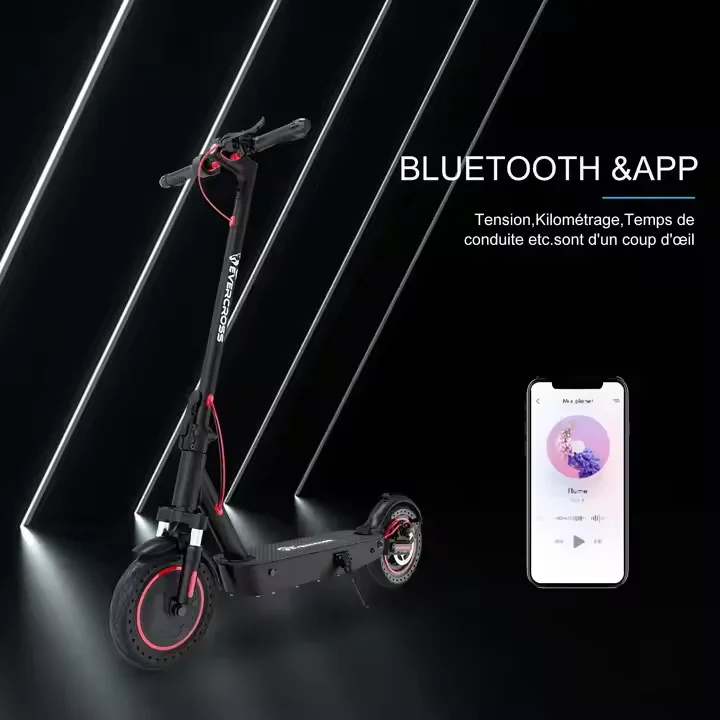 Green Urban Hybrid Turbo EU UK Stocks Fast Speed Fold City E-scooter EVERCROSS EV10K Pro 500W E-Scooter Fast Delivery