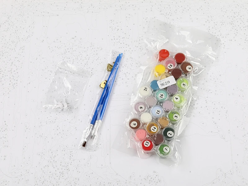 Diy Paint по номерам Kit и ангел под для росписи деревьев The For Clock Of Life