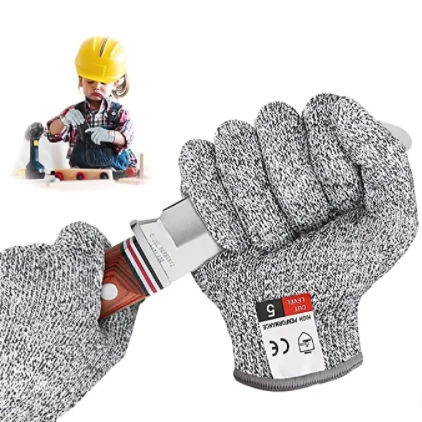 Anti Cutting Fabric Manufacture Direct Sale Uhmwpe Material Cut Resistant Gloves Level 5