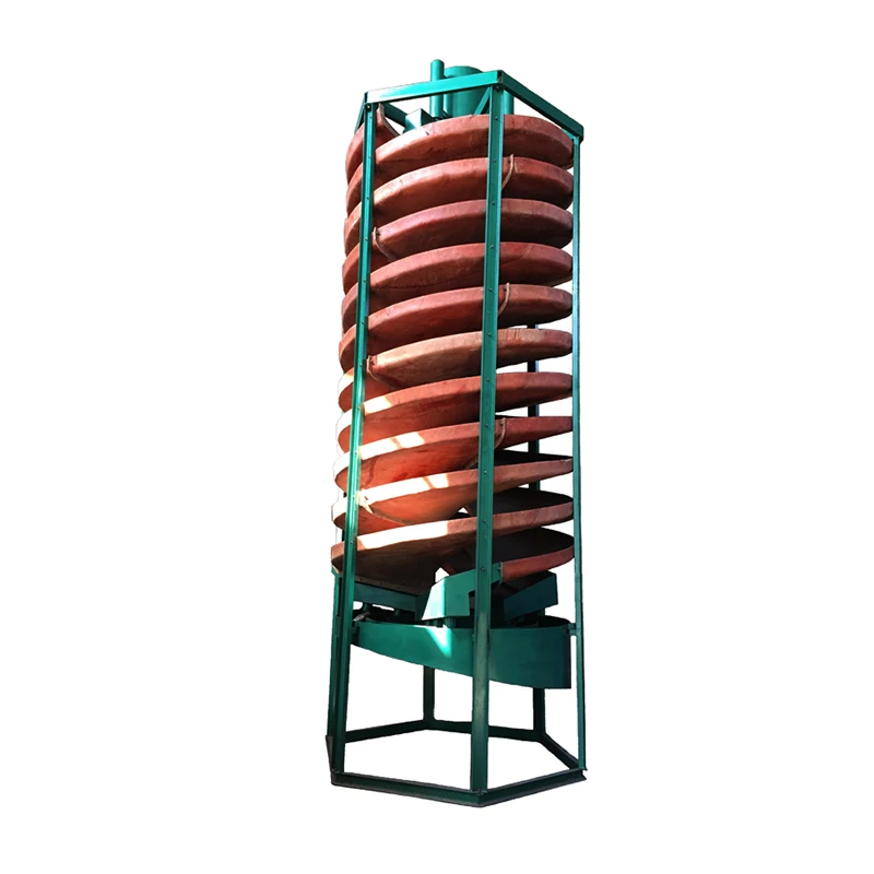 wanshuntong Fiber Glass Spiral Chute Concentrate Lead Ore Concentrate Gold Processing Spiral Separator