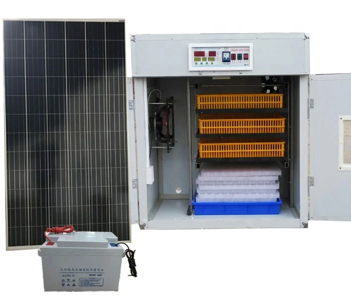 Chinese Grey Humidity Temperature Incubator Automatic 264 Egg Best Price Selling With Solar Power