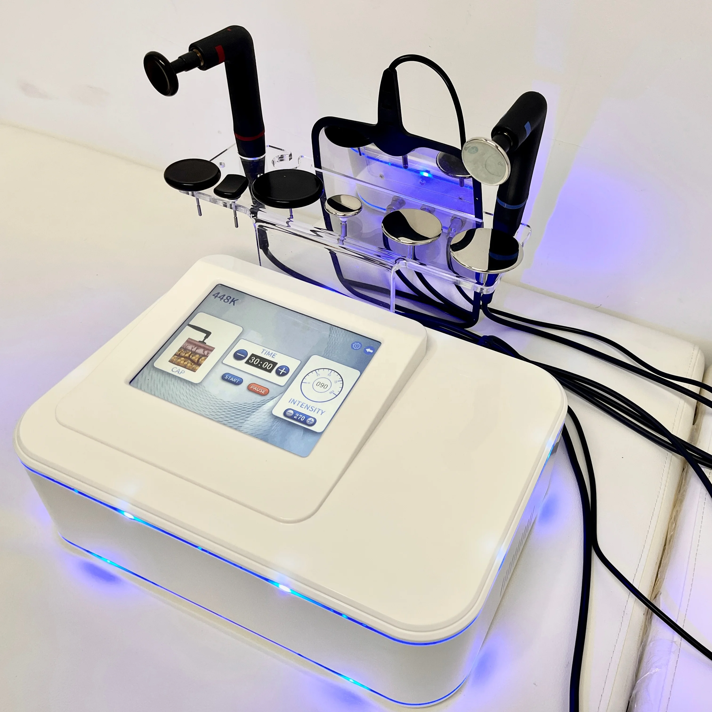 Easy to use 8 heads 448khz indiba ret cet ret rf beauty machine