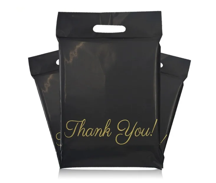 Panic Buying Wholesale  Eco-Conscious Mailing Compostable Poly Mailer Bags with Handle for Sustainable Shipping