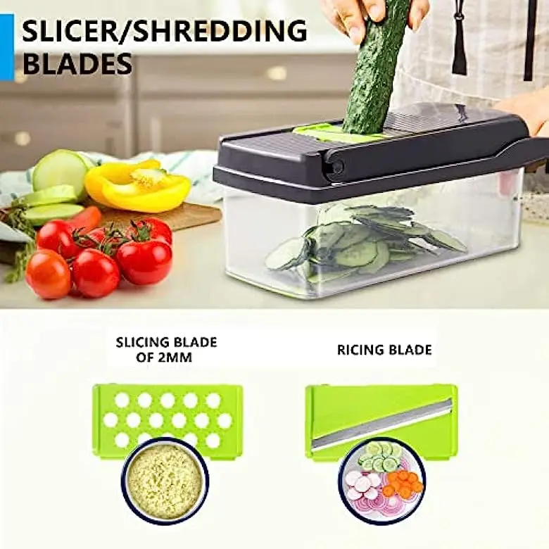 MU Multifunctional Stainless Steel Watermelon Cutter Slicer Handheld Round Divider